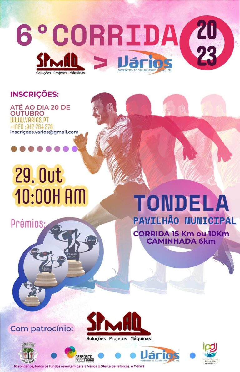 Rádio Regional do Centro: Vários promove 6ª corrida solidária em Tondela