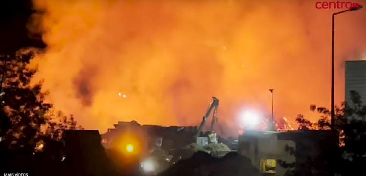 Rádio Regional do Centro: Incêndio em empresa de ‘pellets’ em Arganil demorará até domingo a ser resolvido