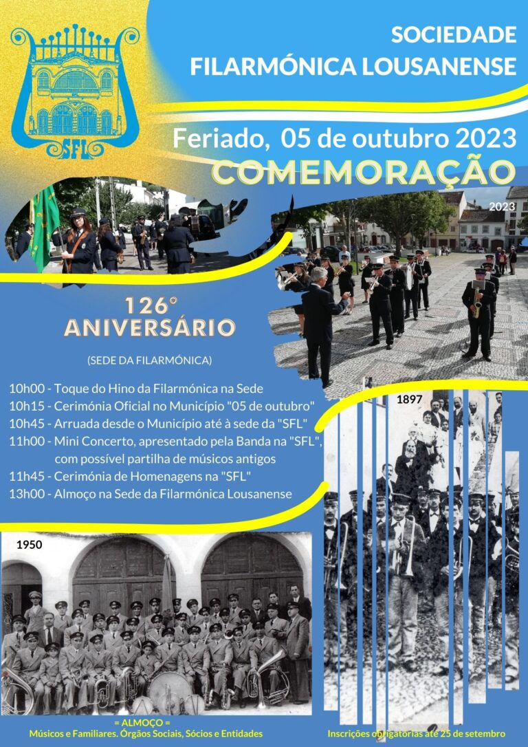 Rádio Regional do Centro: Sociedade Filarmónica Lousanense celebra 126 anos de história