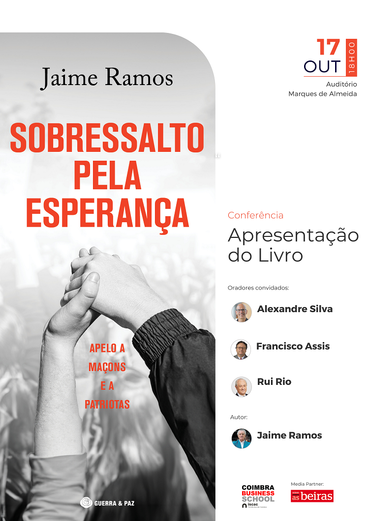 Rádio Regional do Centro: “Sobressalto pela Esperança, apelo a maçons e patriotas” é novo livro de Jaime Ramos