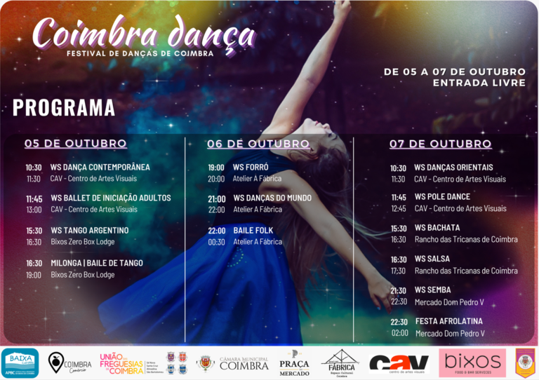 Rádio Regional do Centro: Segunda edição do Festival Coimbra dança de 5 a 7 de Outubro