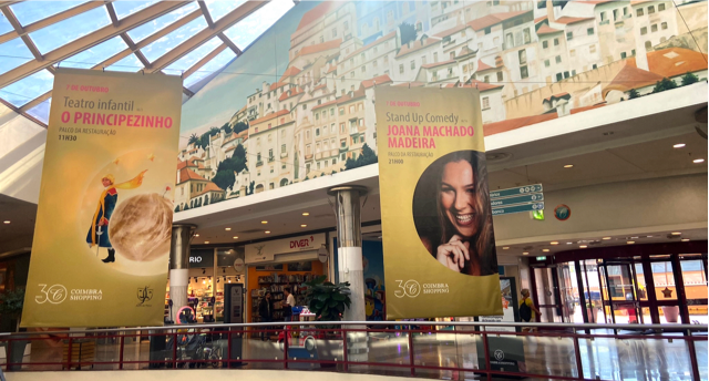 Rádio Regional do Centro: CoimbraShopping celebra 30 anos com musical e stand up comedy
