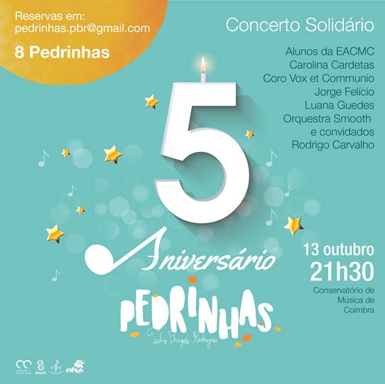 Rádio Regional do Centro: Cooperativa Pedrinhas celebra 5º Aniversário com concerto solidário