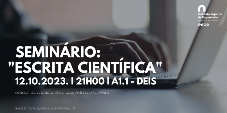 Rádio Regional do Centro: Seminário sobre Escrita Científica no Instituto Superior de Engenharia de Coimbra