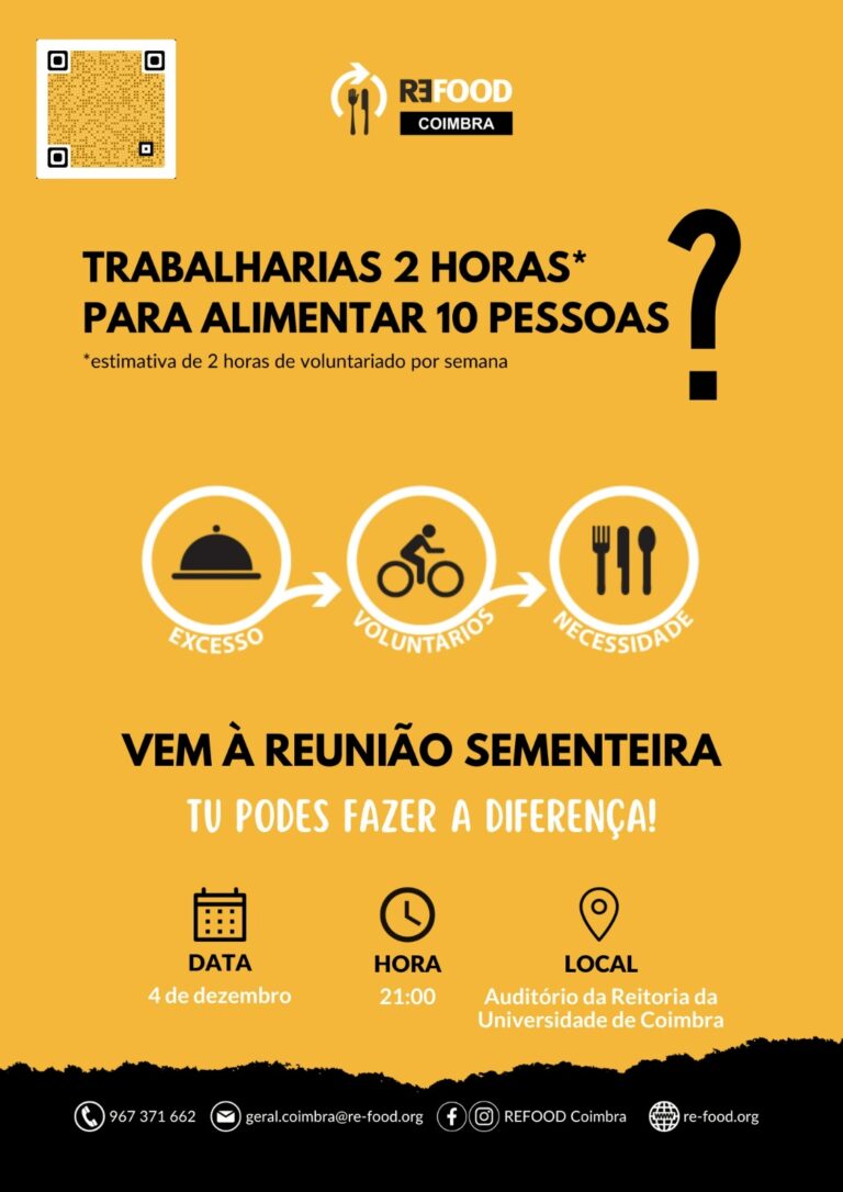Rádio Regional do Centro: Re-food Coimbra comemora 8 anos com convite à participação