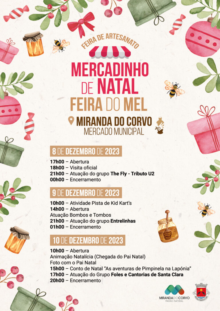 Rádio Regional do Centro: Junta de Freguesia de Miranda do Corvo organiza Mercadinho de Natal e Feira do Mel