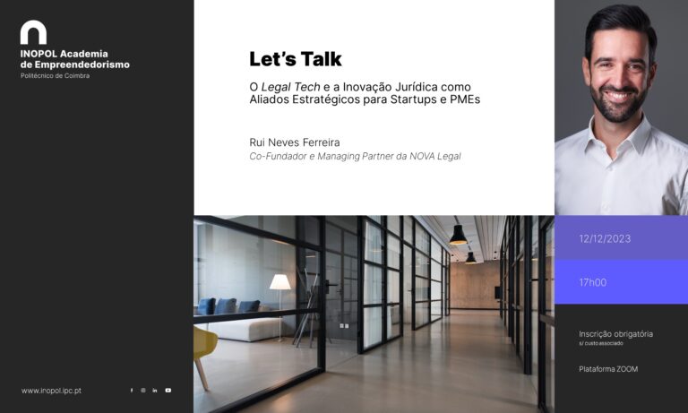 Rádio Regional do Centro: INOPOL recebe webinar sobre “Legal Tech” e Inovação Jurídica para Startups e PMEs