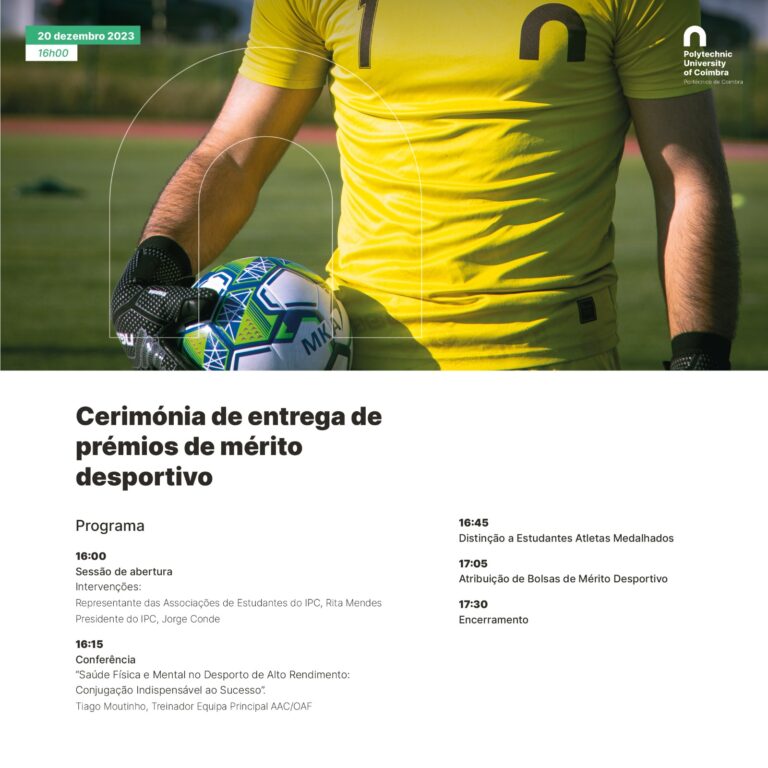 Rádio Regional do Centro: Cerimónia de entrega de prémios de mérito desportivo do Politécnico de Coimbra