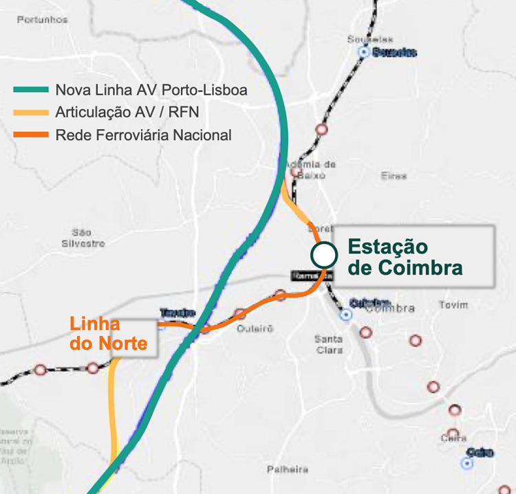 Rádio Regional do Centro: Traçado da linha de alta velocidade reservado entre Porto e Soure