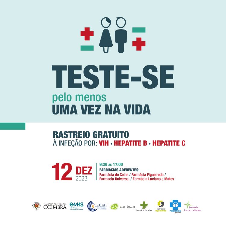 Rádio Regional do Centro: Coimbra com rastreio gratuito das infecções por VIH, Hepatite B e Hepatite C