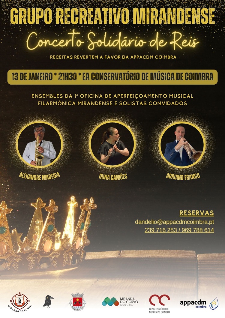 Rádio Regional do Centro: Grupo Mirandense com concerto solidário no Conservatório de Coimbra Rádio Regional do Centro: Grupo Mirandense com concerto solidário no Conservatório de Coimbra