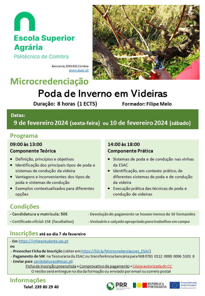 Rádio Regional do Centro: Cursos de poda de Inverno na Agrária de Coimbra