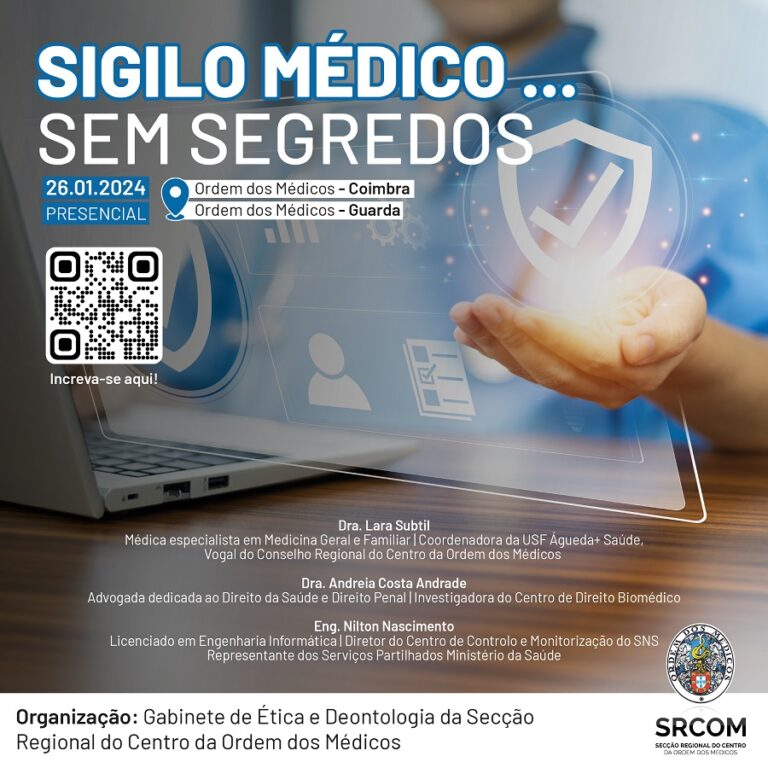 Rádio Regional do Centro: Ordem dos Médicos do Centro organiza curso sobre Sigilo Médico em Coimbra e na Guarda