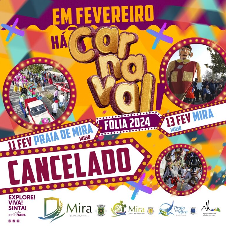Rádio Regional do Centro: Mira cancela festejos de Carnaval