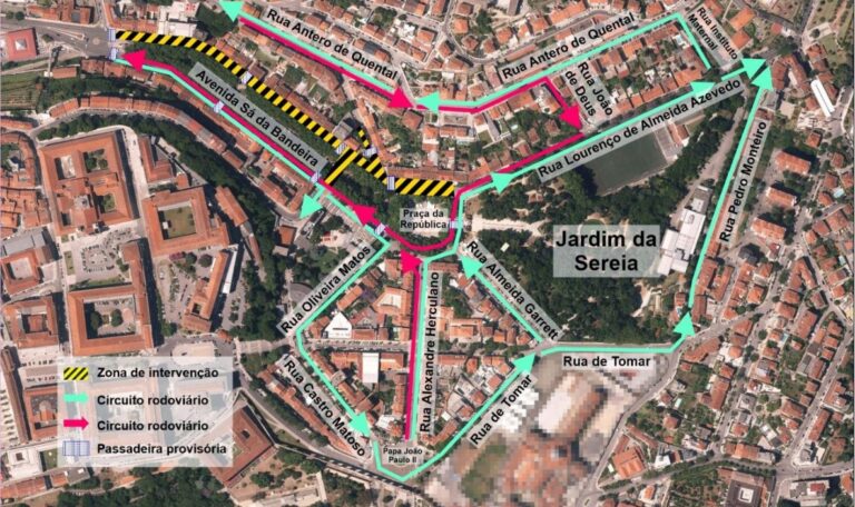 Rádio Regional do Centro: Condicionamento de trânsito na Praça da República a partir desta terça-feira em Coimbra