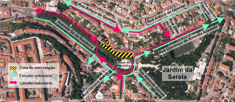 Rádio Regional do Centro: Obras do Metrobus em Coimbra alteram trânsito na Avenida Sá da Bandeira