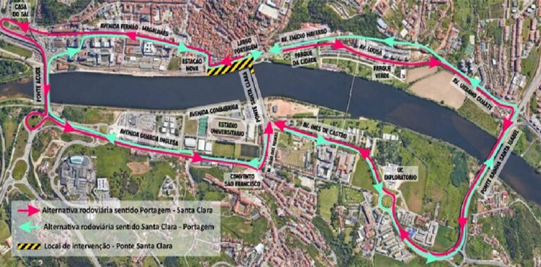 Rádio Regional do Centro: Ponte de Santa Clara encerra ao trânsito esta quarta-feira