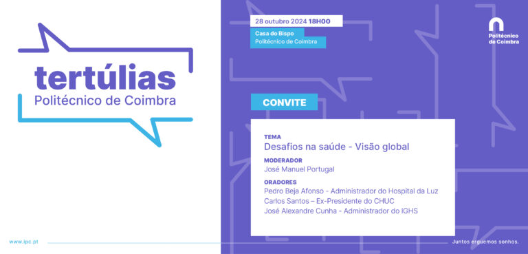 Rádio Regional do Centro: Politécnico de Coimbra debate “Desafios na saúde – Visão global”