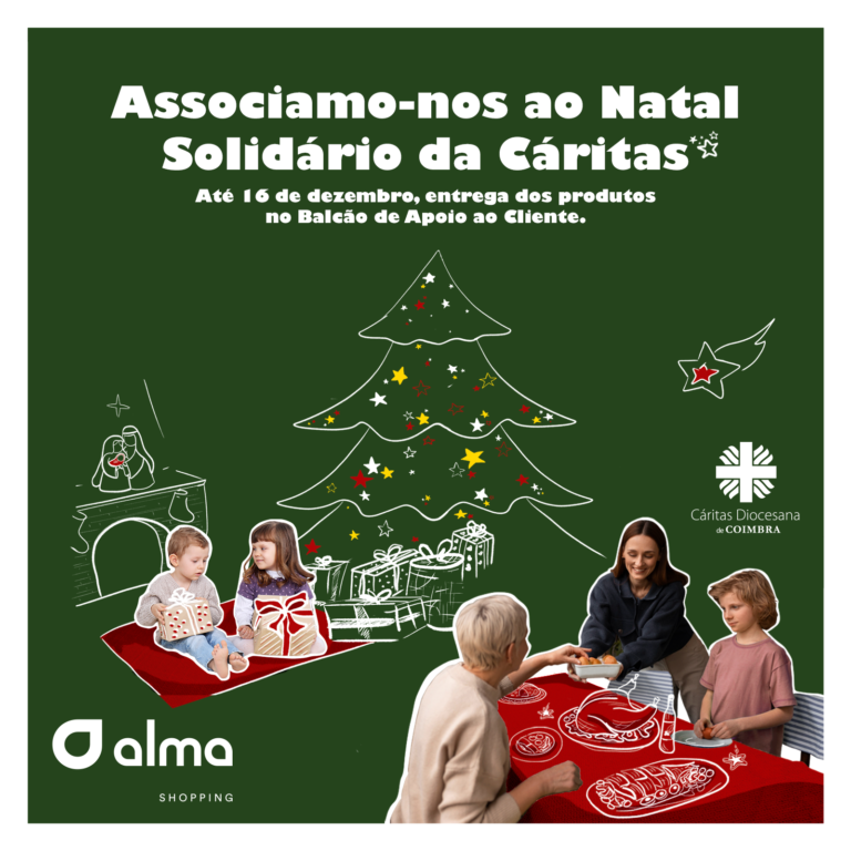 Rádio Regional do Centro: Alma Shopping associa-se à Cáritas Diocesana de Coimbra na campanha “Natal Solidário 2024”