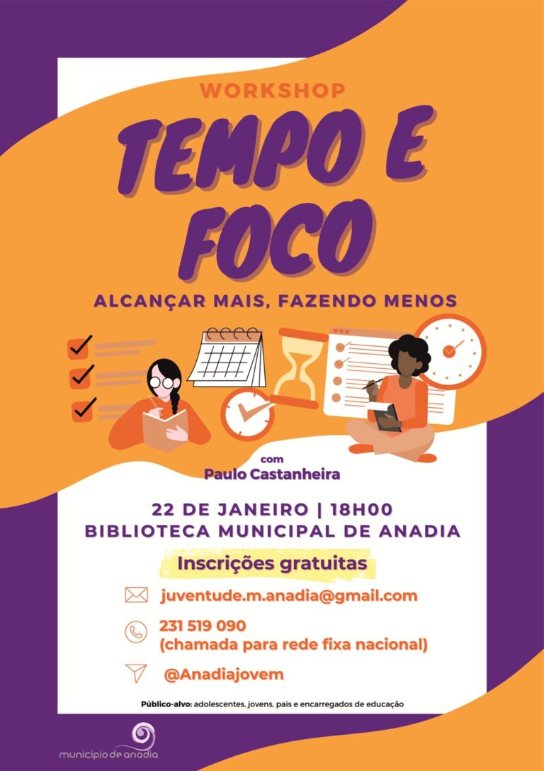 Rádio Regional do Centro: Anadia: Workshop ensina jovens a preparar uma gestão mais eficaz do seu tempo