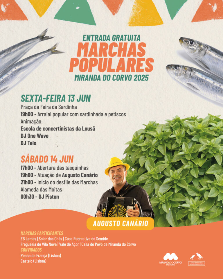 Rádio Regional do Centro: Marchas Populares em Miranda do Corvo dias 13 e 14 de Junho
