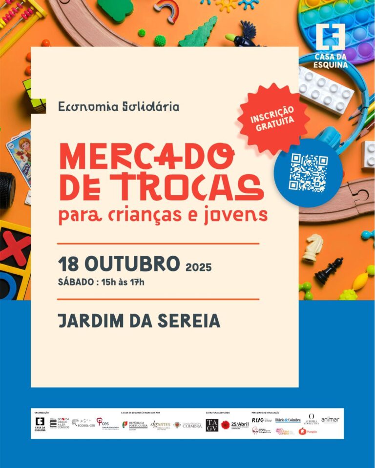 Rádio Regional do Centro: Casa da Esquina realiza Mercado de Trocas para Crianças e Jovens sábado dia 18