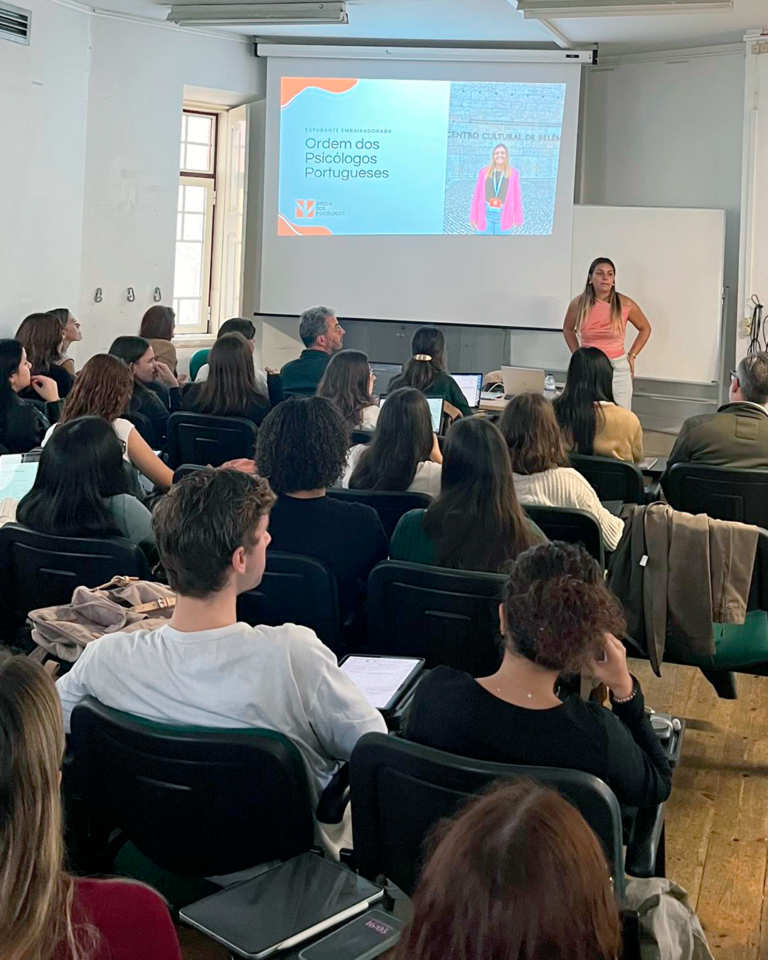 Rádio Regional do Centro: Estudante e Embaixadora da OPP dinamiza sessão com turma de Psicologia do ISMT
