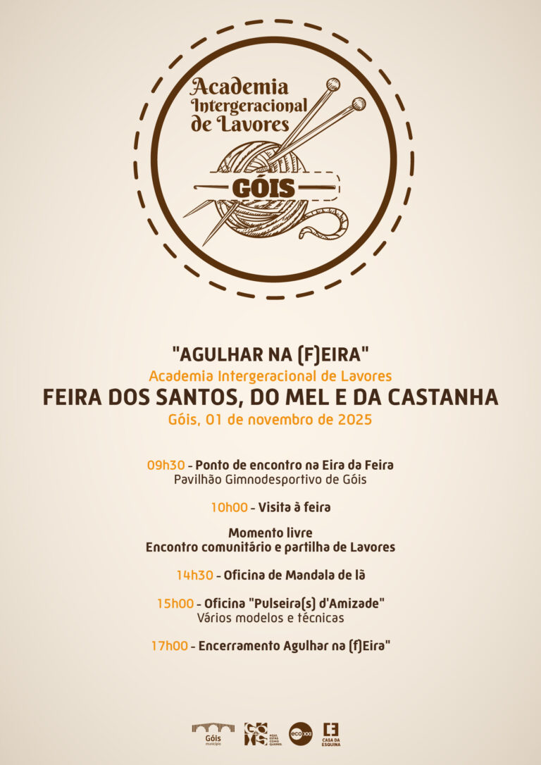 Rádio Regional do Centro: Academia Intergeracional de Lavores ‘Agulhar na (F)eira’ em Góis Rádio Regional do Centro: Academia Intergeracional de Lavores ‘Agulhar na (F)eira’ em Góis