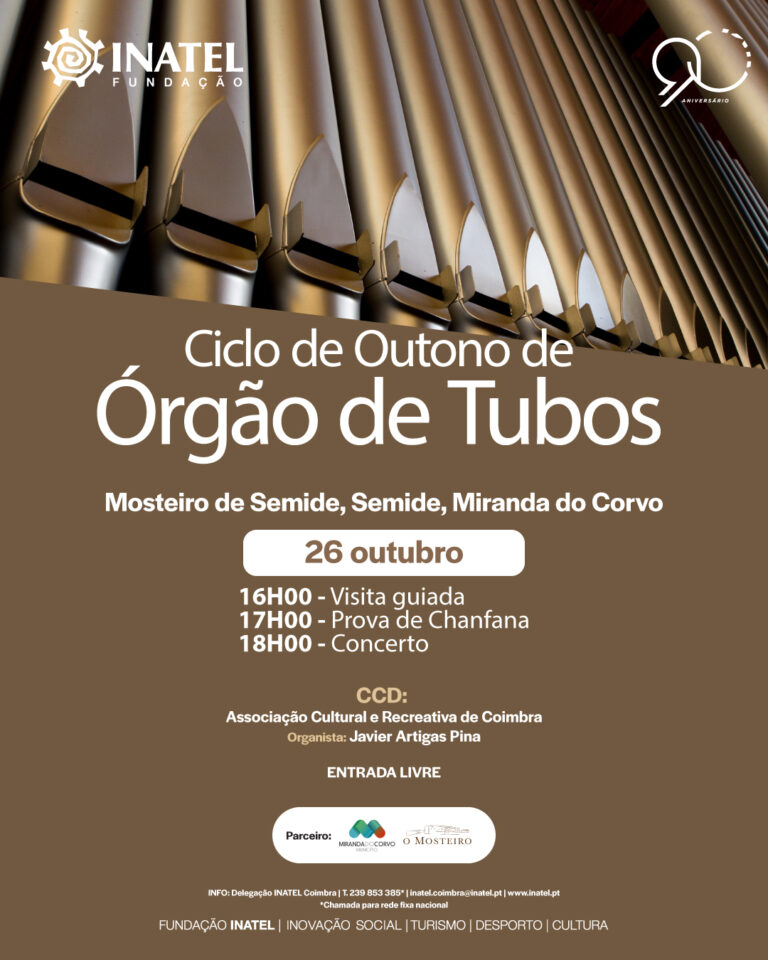 Rádio Regional do Centro: Igreja do Mosteiro de Santa Maria de Semide acolhe Ciclo de Outono de Órgãos de Tubos