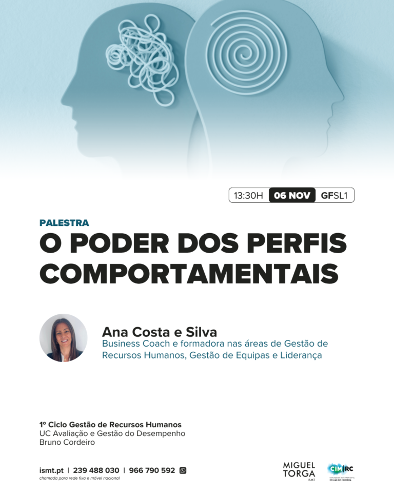 Rádio Regional do Centro: Palestra “O Poder dos Perfis Comportamentais” com Ana Costa e Silva no ISMT