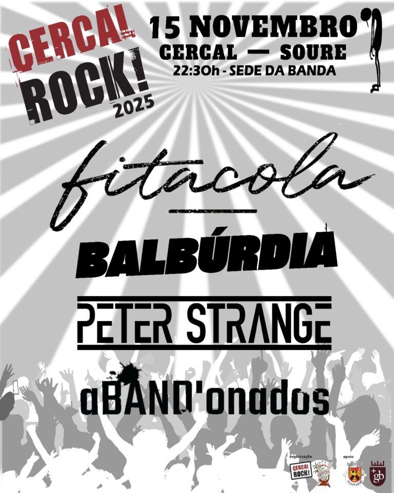 Rádio Regional do Centro: Festival Cercal Rock regressa a 15 de Novembro