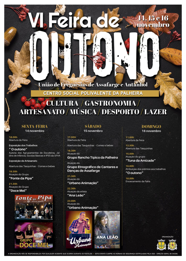 Rádio Regional do Centro: União de Freguesias de Assafarge e Antanhol promove VI Feira de Outono