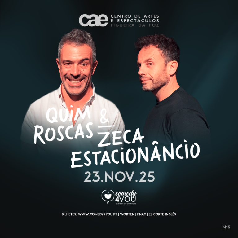 Rádio Regional do Centro: Quim Roscas & Zeca Estacionâncio no Centro de Artes e Espectáculos este domingo