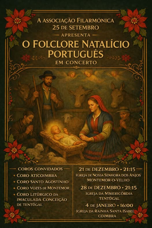 Rádio Regional do Centro: Concerto da Epifania na Confraria da Rainha Santa Isabel no dia 4 de Janeiro