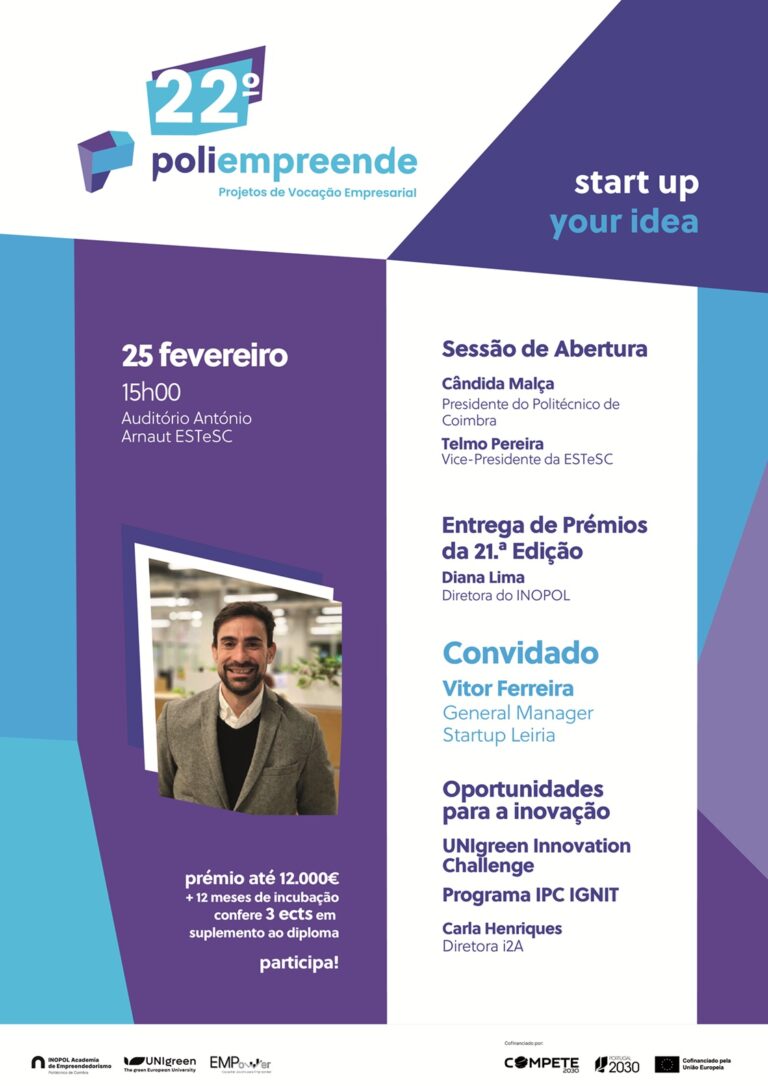Rádio Regional do Centro: INOPOL Academia de Empreendedorismo lança  22.ª edição do Poliempreende