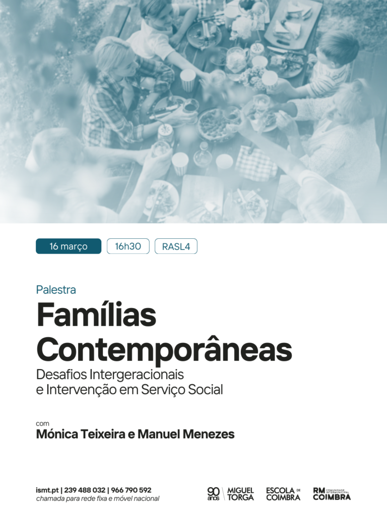 Rádio Regional do Centro: ISMT assinala Dia Mundial do Serviço Social com debate sobre Famílias Contemporâneas