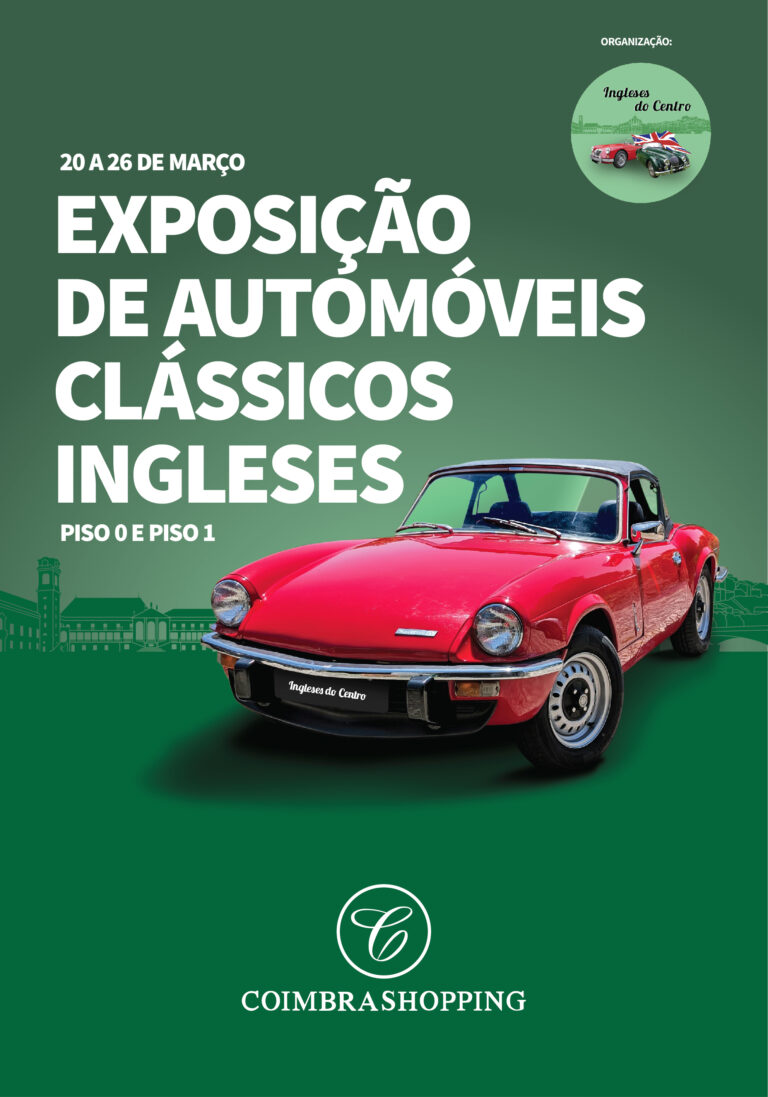 Rádio Regional do Centro: Clássicos ingleses aceleram até ao CoimbraShopping