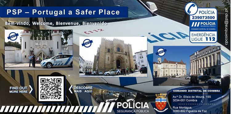 Rádio Regional do Centro: PSP promove em Coimbra acção de sensibilização “Turistas em Segurança”