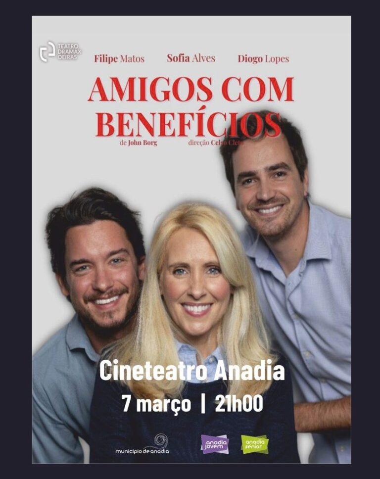 Rádio Regional do Centro: “Amigos com Benefícios” no Cineteatro Anadia