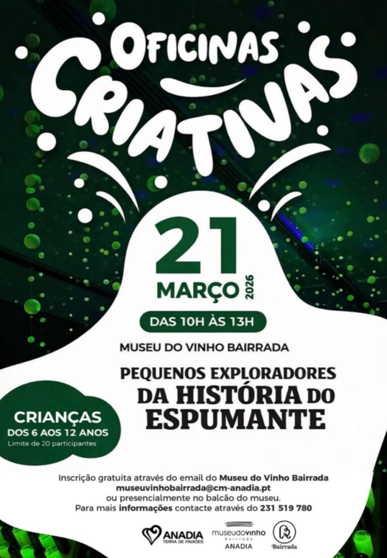 Rádio Regional do Centro: Oficina criativa “Pequenos Exploradores de Espumante” no Museu do Vinho Bairrada