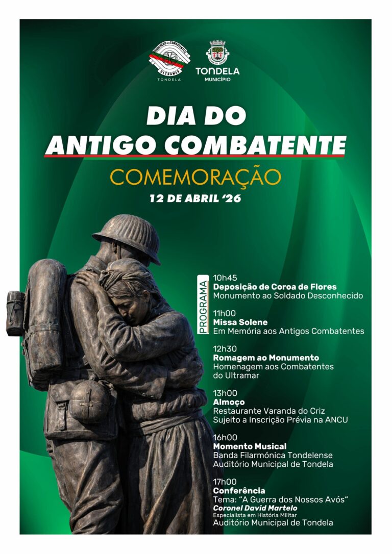 Rádio Regional do Centro: Tondela assinala Dia do Antigo Combatente a 12 de Abril