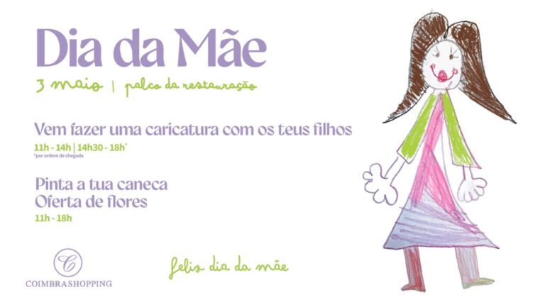 Rádio Regional do Centro: CoimbraShopping celebra Dia da Mãe com ilustrações ao vivo e actividade criativa