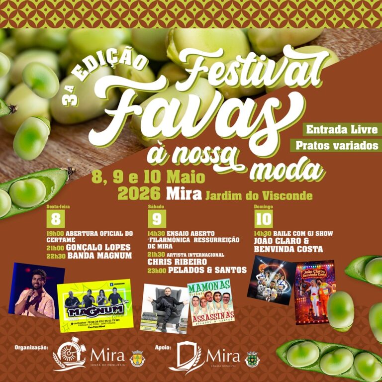 Rádio Regional do Centro: Mira celebra a tradição gastronómica na 3.ª edição do festival “Favas à Nossa Moda”