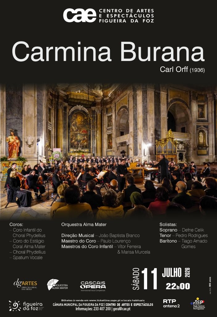Rádio Regional do Centro: “Carmina Burana” pela Orquestra Alma Mater no Centro de Artes e Espectáculos
