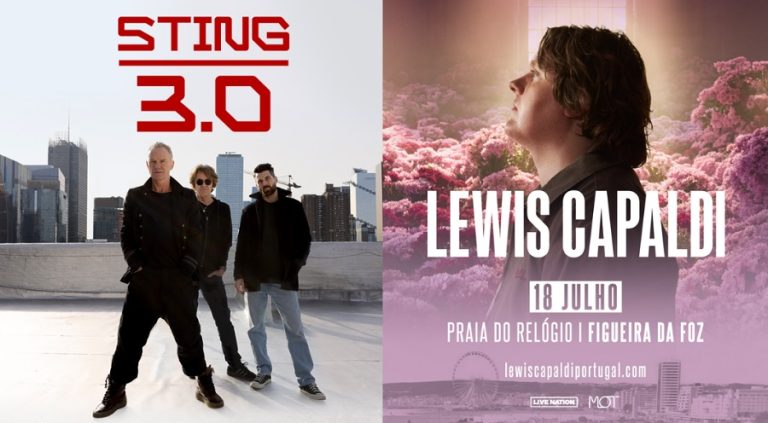 Rádio Regional do Centro: Sting e Lewis Capaldi sobem ao palco este fim-de-semana na Figueira da Foz