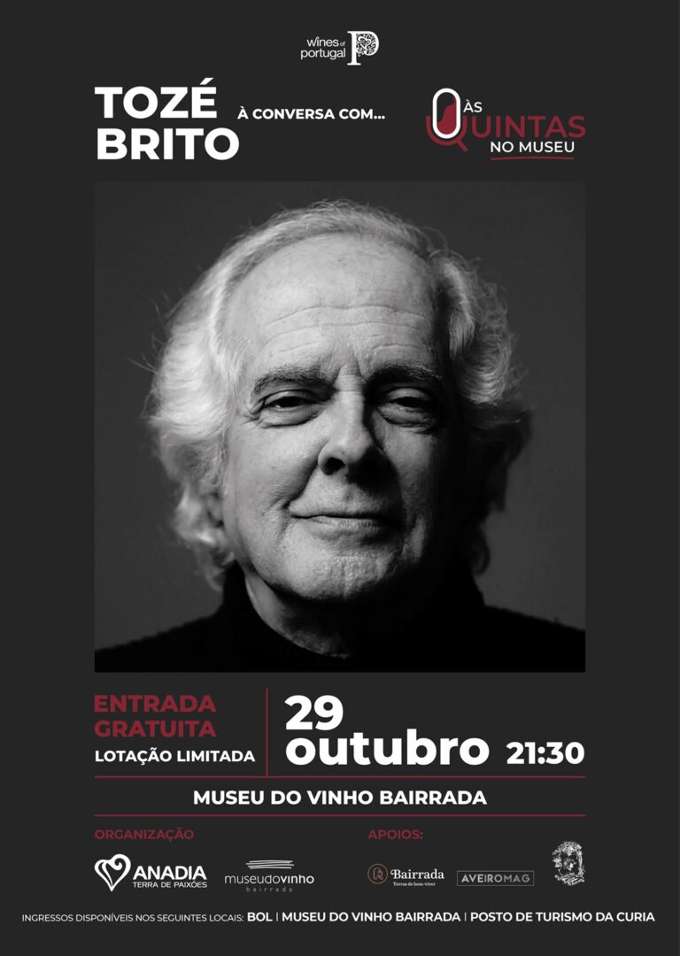 Rádio Regional do Centro: Músico Tozé Brito no “À Conversa com…” no Museu do Vinho Bairrada