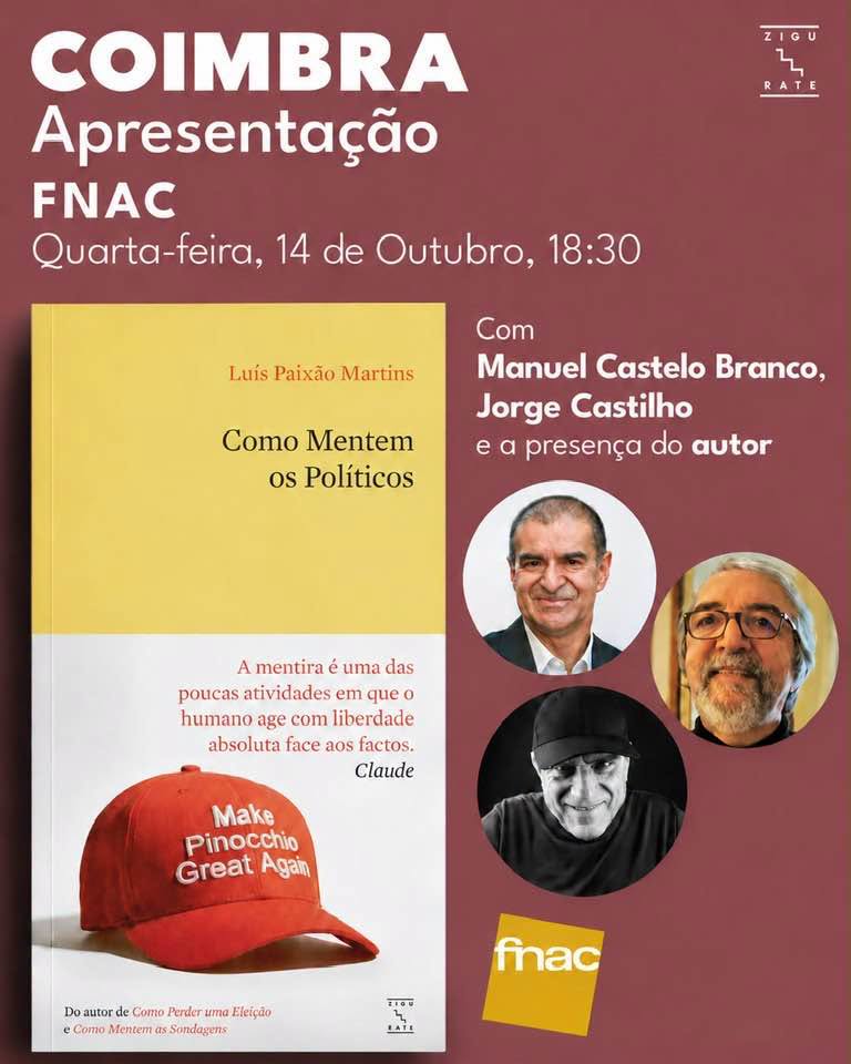 Rádio Regional do Centro: Manuel Castelo Branco participa hoje na apresentação do livro “Como Mentem os Políticos”