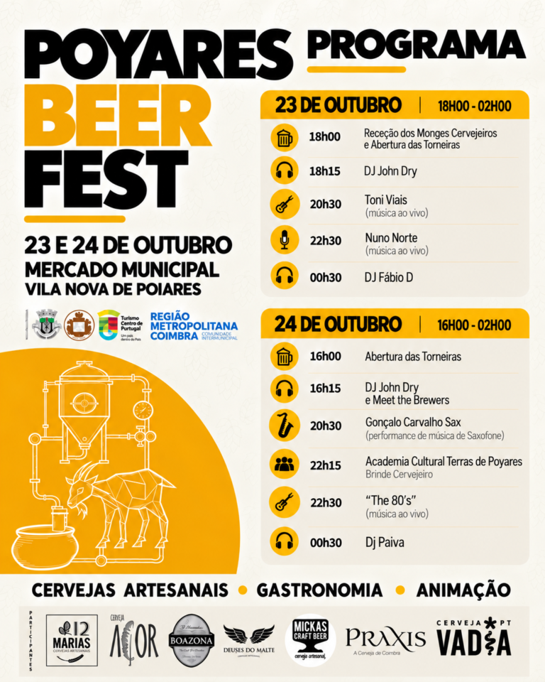 Rádio Regional do Centro: Poyares Beer Fest estreia-se esta semana no Mercado Municipal